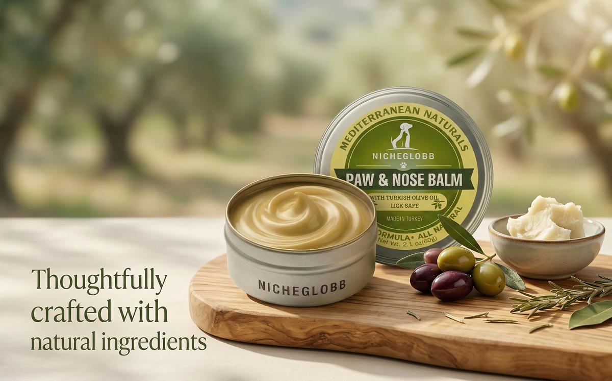 NICHEGLOBB Mediterranean Olive Paw & Nose Balm