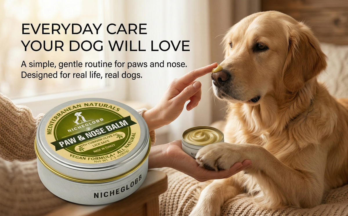 NICHEGLOBB Mediterranean Olive Paw & Nose Balm