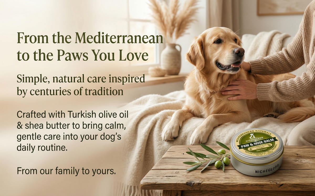 NICHEGLOBB Mediterranean Olive Paw & Nose Balm